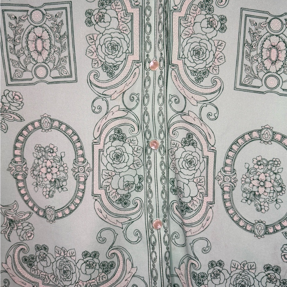 Vintage Montgomery Ward Green 1970s Top - Picture 4 of 8